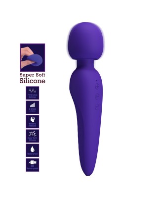 PRETTY LOVE - Meredith Dark Purple, 5 levels of speed control Memory function 7 vibration functions
