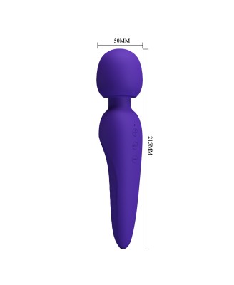 PRETTY LOVE - Meredith Dark Purple, 5 levels of speed control Memory function 7 vibration functions