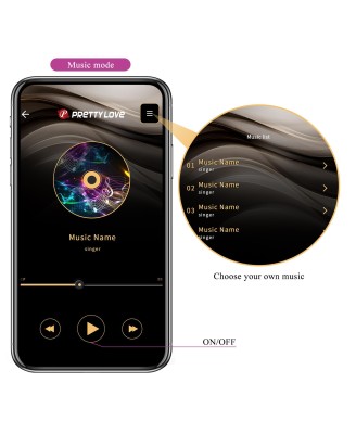 PRETTY LOVE - Catalina, 12 vibration functions Mobile APP Long-distance Control