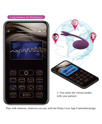 PRETTY LOVE - Catalina, 12 vibration functions Mobile APP Long-distance Control
