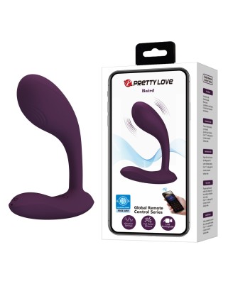 PRETTY LOVE - Baird, 12 funkcji wibracji, sterowanie aplikacją - Wibratory zdalnie sterowane - fioletowy