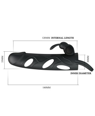 PRETTY LOVE - PENIS SLEEVE WITH BALL STRAP vibration