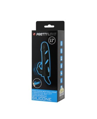 PRETTY LOVE - PENIS SLEEVE WITH BALL STRAP vibration