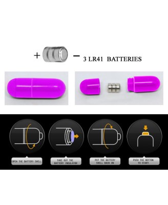 PRETTY LOVE - PENIS SLEEVE WITH BALL STRAP vibration PURPLE