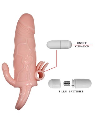 BAILE - BRAVE MAN SKIN 6,69"" MULTI-SPEED vibration