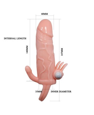 BAILE - BRAVE MAN SKIN 6,69"" MULTI-SPEED vibration