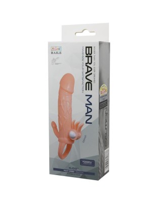 BAILE - BRAVE MAN SKIN 6,69"" MULTI-SPEED vibration