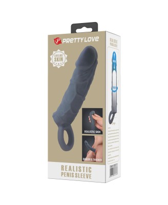 PRETTY LOVE - Realistic Penis Sleeve, TPR