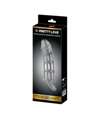 PRETTY LOVE - Penis Sleeve with Ball Strap