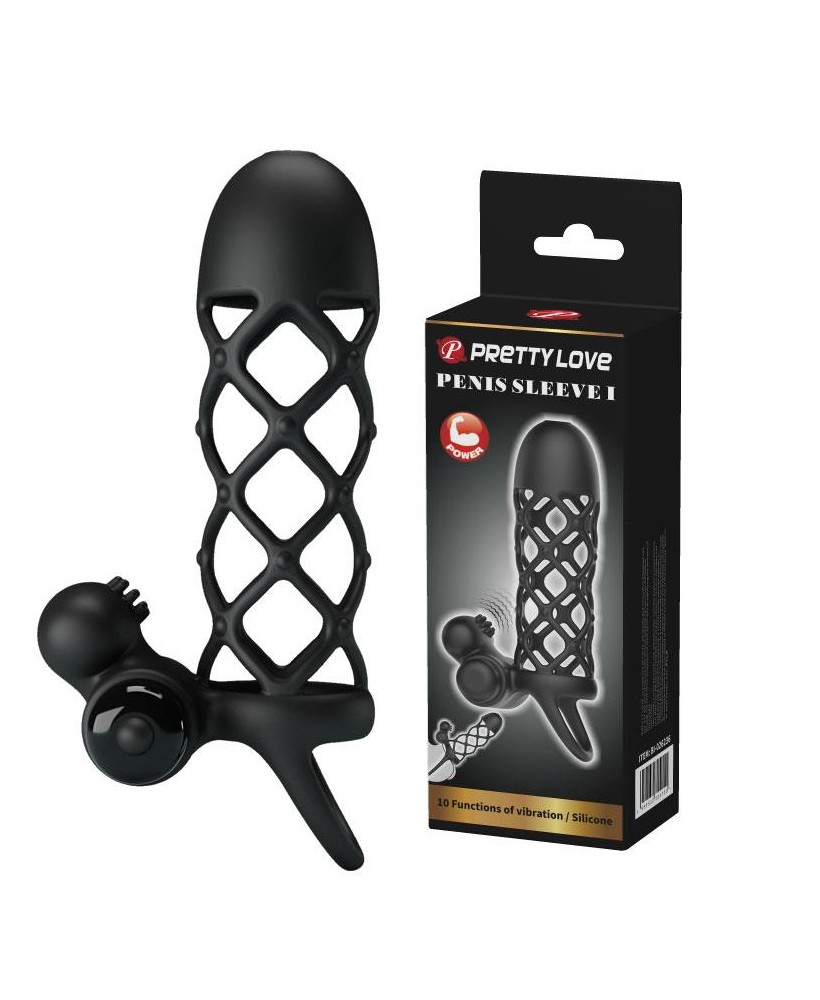 PRETTY LOVE -PENIS SLEEVE I, 10 vibration functions