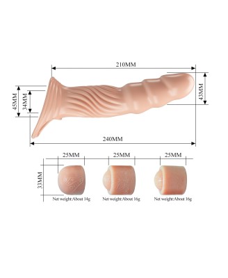 Pretty Love 3.0" Adjustable Penis Sleeve Extender