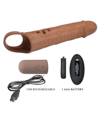PRETTY LOVE - Penis Sleeve 12 vibration settings