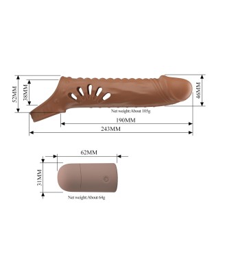 PRETTY LOVE - Penis Sleeve 12 vibration settings