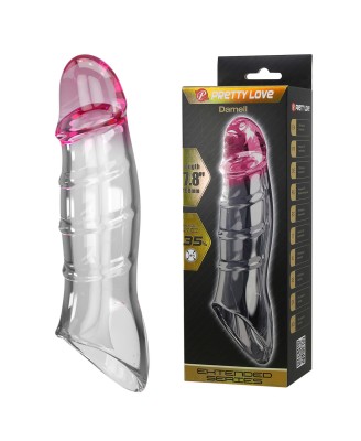 Pretty Love Penis Sleeve – Damell Clear Pink