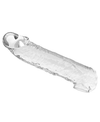 Pretty Love Extension Penis Sleeve with Modular Length Blocks – Clear – 26 cm