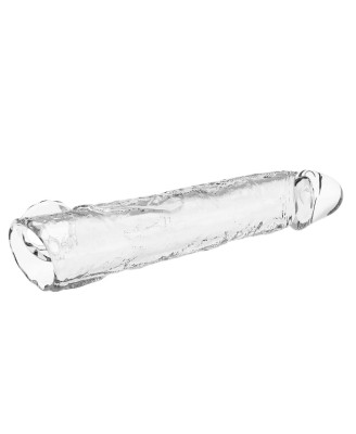 Pretty Love Extension Penis Sleeve with Modular Length Blocks – Clear – 26 cm