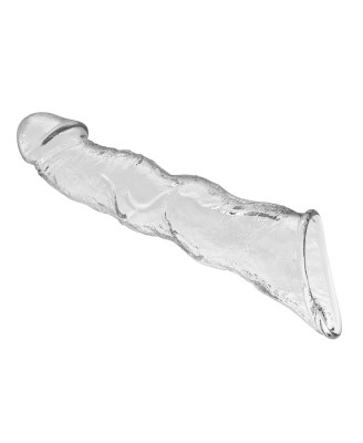 Pretty Love Extension Penis Sleeve with Modular Length Blocks Clear – 28 cm