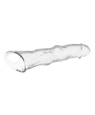 Pretty Love Extension Penis Sleeve with Modular Length Blocks Clear – 28 cm