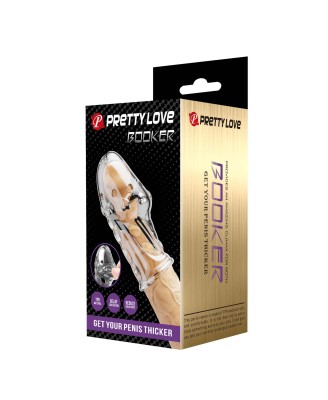 Pretty Love Penis Sleeve – Booker (Clear)