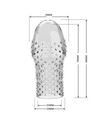 Pretty Love Penis Sleeve – Becks (Clear)