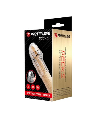 Pretty Love Penis Sleeve – Becks (Clear)