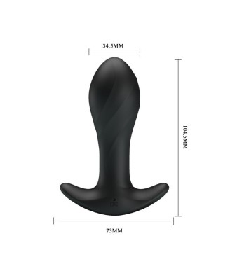 PRETTY LOVE - Anal Plug Massager 12 Functions USB