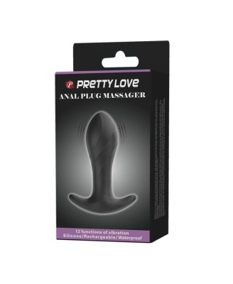 PRETTY LOVE - Anal Plug Massager 12 Functions USB