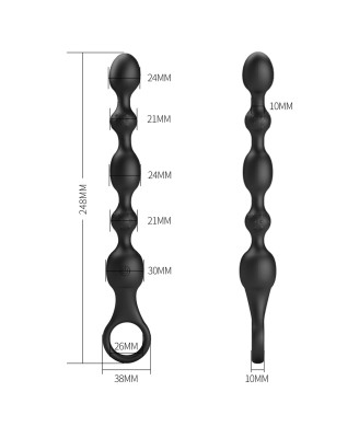 PRETTY LOVE - Van, 10 vibration functions Beaded Anal Vibrator!