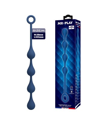 MR PLAY Waterdrop Anal Balls – 33.5 cm M