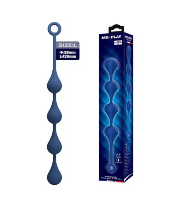MR. PLAY Waterdrop Anal Balls – 42.6 cm L