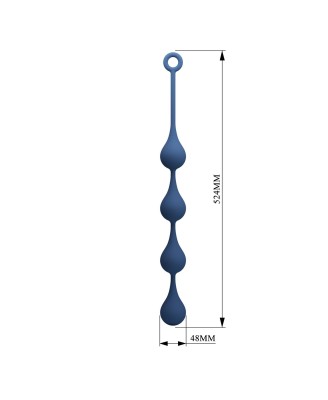 MR PLAY Waterdrop Anal Balls – 52.5 cm XL