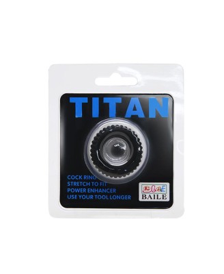 BAILE- TITAN Cocck Ring Black