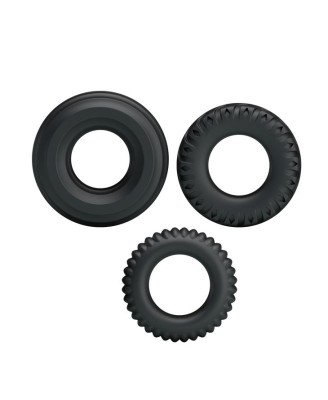 BAILE- THREE COCK RINGS SETS