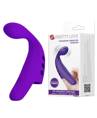 PRETTY LOVE - FINGERING VIBRATOR GORGON Purple, 10 vibration functions