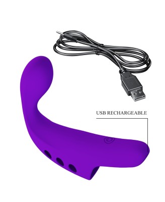 PRETTY LOVE - FINGERING VIBRATOR GORGON Purple, 10 vibration functions