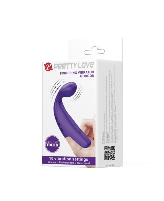 PRETTY LOVE - FINGERING VIBRATOR GORGON Purple, 10 vibration functions