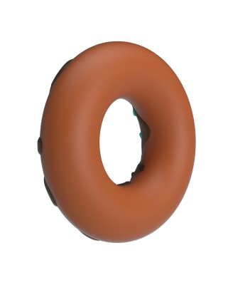 Pretty Love Choco Super Donut Silicone Cock Ring