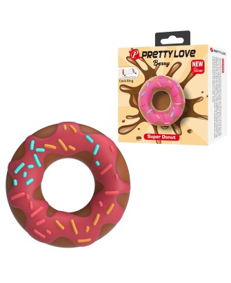 Pretty Love Berry Super Donut Silicone Cock Ring