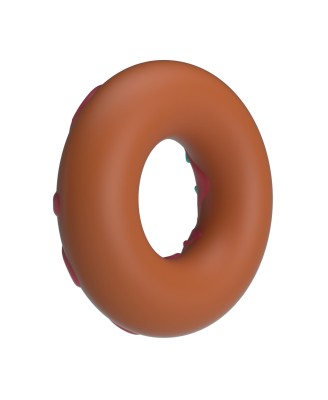 Pretty Love Berry Super Donut Silicone Cock Ring