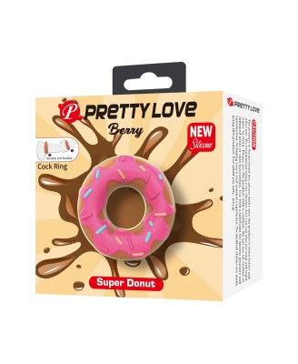 Pretty Love Berry Super Donut Silicone Cock Ring