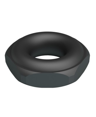 Crazy Bull Jarvius Super Soft Silicone Cock Ring – Black