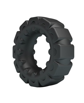 Crazy Bull Laiden Super Soft Silicone Cock Ring – Black