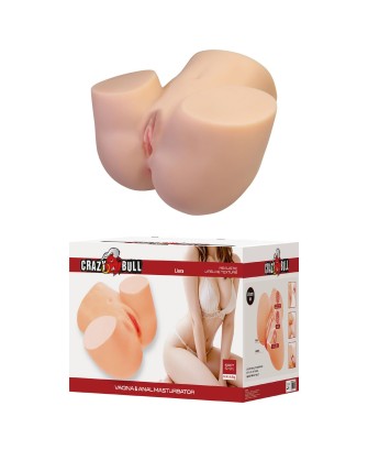 Crazy Bull Liora Vibrating Vagina Anal Masturbator – Flesh