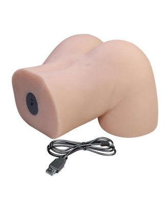 Crazy Bull Liora Vibrating Vagina Anal Masturbator – Flesh