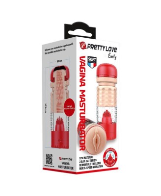 PRETTY LOVE - EMILY Vagina Masturbator Red