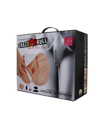 CRAZY BULL - Realistic Vagina and Anal - Vibrating