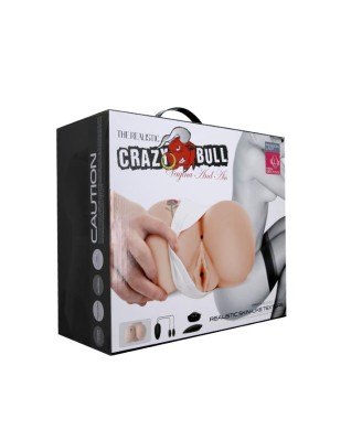 CRAZY BULL - Vagina and Ass ROSE 6 function vibrations