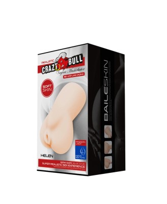 CRAZY BULL- HELEN, REALISTIC VAGINA, Vibration