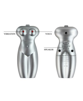 BAILE - TEMPTATION PASSSION LADY,Vibration Sex talk Double holes, 3 AAA batteries