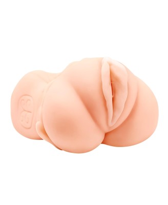 CRAZY BULL - Realistic Vagina Masturbator, Vibration Water lubricant, 3 AAA batteries